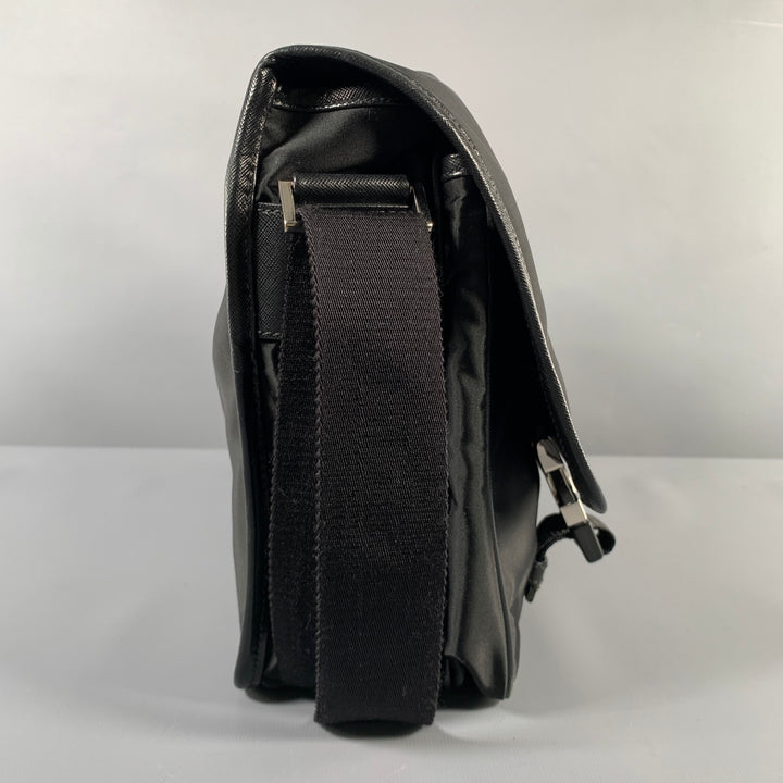 PRADA Black Nylon Messenger Bags