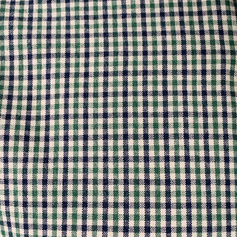 GITMAN VINTAGE Size M Beige Black Green Checkered Cotton One Pocket Long Sleeve Shirt