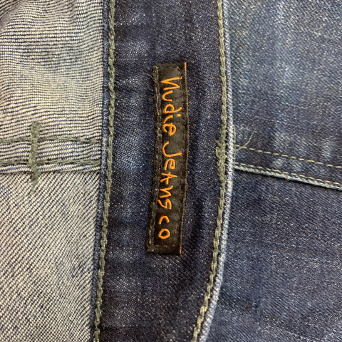 NUDIE JEANS Taille 34 Jean skinny en coton bleu