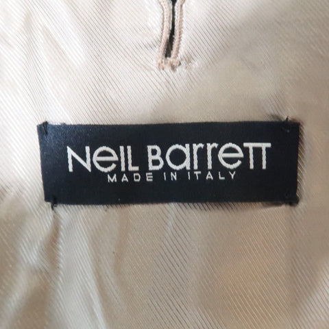NEIL BARRETT Chest Size XL Camel Solid Wool Notch Lapel Sport Coat