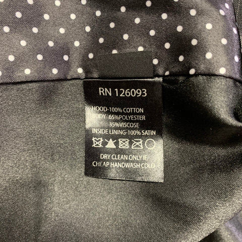 COHESIVE & CO. Size M Black Grey Pinstripe Cotton Vest