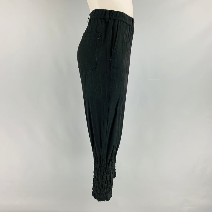 ISSEY MIYAKE Size L Black Green Ombre Casual Pants