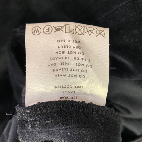 SHINYA KOZUKA Size 31 Black Velvet Cotton Culotte Casual Pants