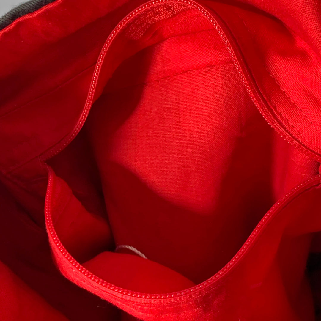 WALTER VAN BEIRENDONCK SS14 Budapest Black Multi Color Embroidered Cotton Crossbody Bag