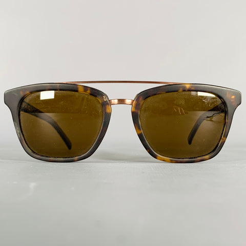 OTIS Non Fiction Brown Tan Tortoiseshell Acetate Polarized Sunglasses
