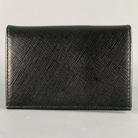OFF-WHITE Black Saffiano Leather Wallet