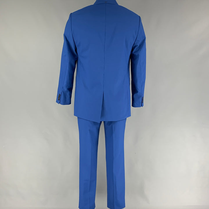 3.1 PHILLIP LIM Size 40 Royal Blue Wool Blend Notch Lapel Suit