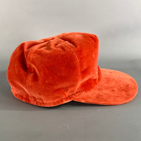 ETRO Orange Embroidered Cotton & Modal Hats