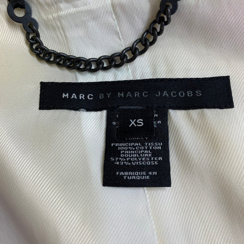 MARC by MARC JACOBS Size XS Yellow Cotton Single Breasted Sport Coat