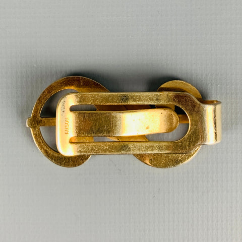ANSON Gold Tone Metal Dollar Sign Money Clip