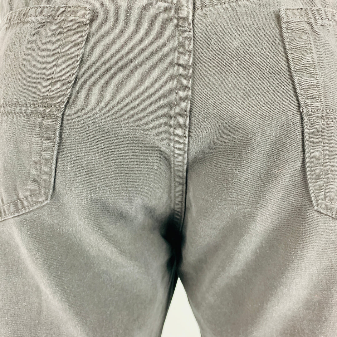 ERMENEGILDO ZEGNA Size 38 Black Cotton 5 pocket Casual Pants