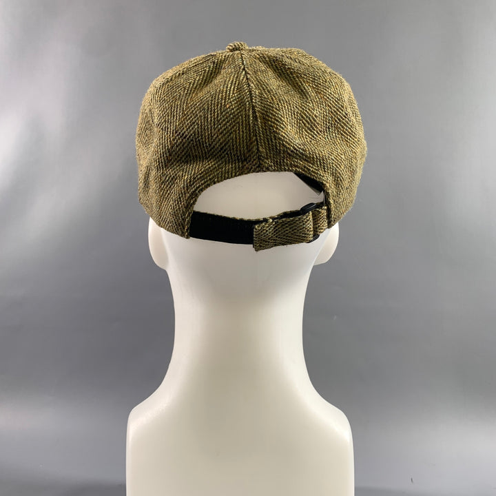 NO BRAND One Size Green Olive Heather Wool Blend Hats