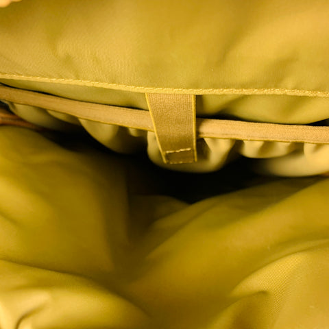 VISVIM Verde -Cordura 20L- Mochila con ribete de cuero de nailon