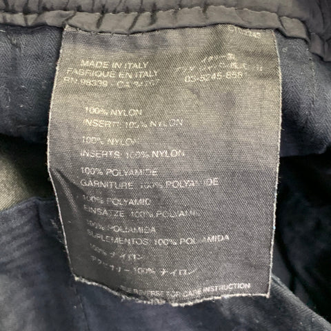 PRADA Size 34 Black Nylon Elastic Waistband Casual Pants