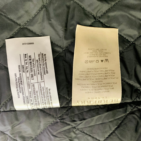 BURBERRY LONDON Size 42 Grey Polyamide Blend Zip Buttons Coat