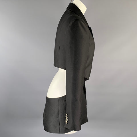 LE THANH HOA Size S Black Tuxedo Jacket
