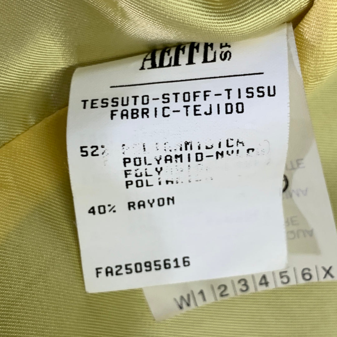 FUTURE OZBEK Size 6 Brown Rayon Blend Single Breasted Blazer Mini Skirt Set