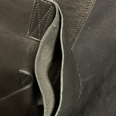 WALTER VAN BEIRENDONCK Size 42 Black Cotton Elastane Jacket