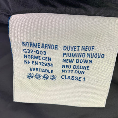 MONCLER Size XXXL Grey Quilted Wool Zip Up Jacket