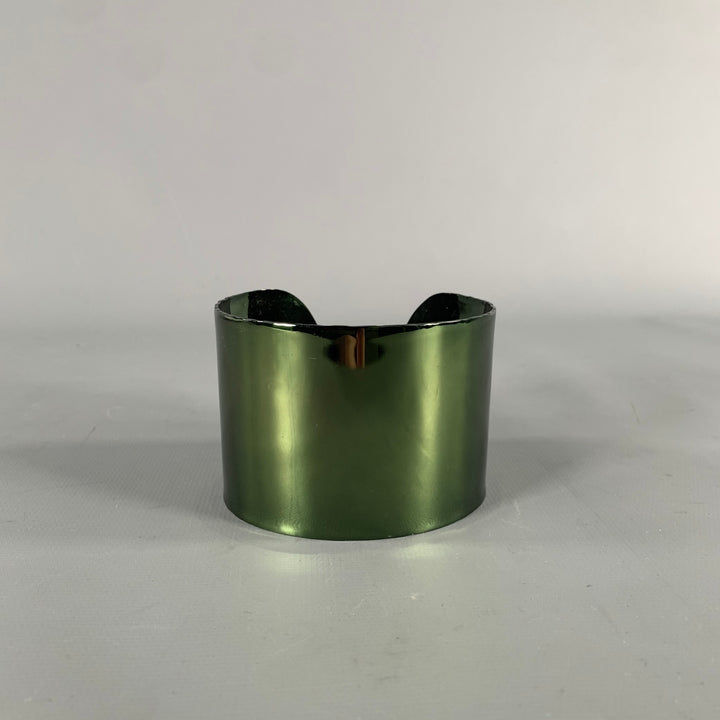 MAISON MARTIN MARGIELA Green Metallic Metal Bracelet