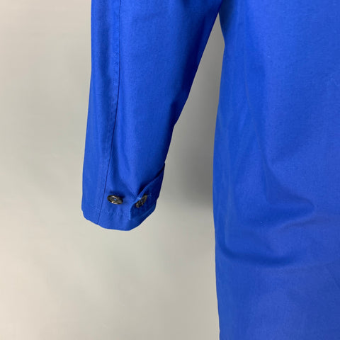 PS by PAUL SMITH Size L Royal Blue Cotton Nylon Coat