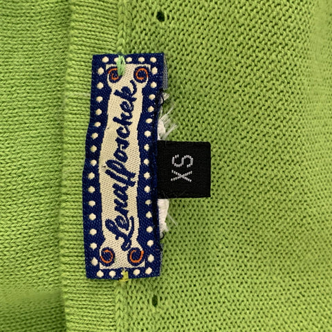 LENA HOSCHEK Size XS Chartreuse Cardigan