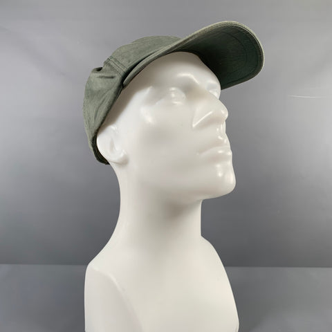 BRUNELLO CUCINELLI Size XL Green Twill Hats