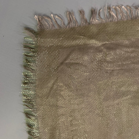 ROBERTO CAVALLI Silver Olive Marbled Modal Blend Jacquard Scarf Shawl