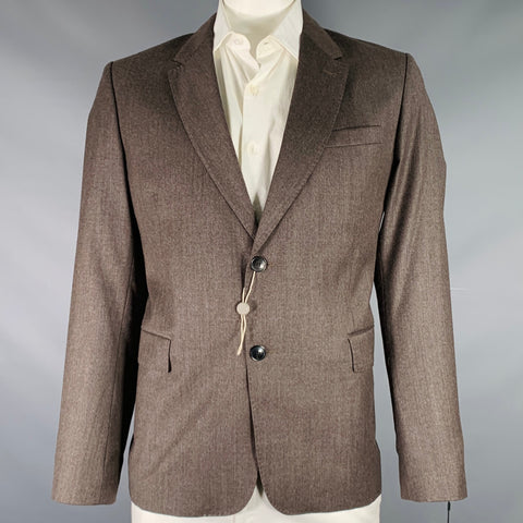 AMI by ALEXANDRE MATTIUSSI Size 44 Taupe Wool Sport Coat