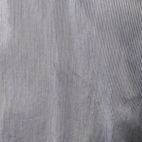 CRAIG GREEN Size L Blue White Stripe Cotton One Pocket Long Sleeve Shirt