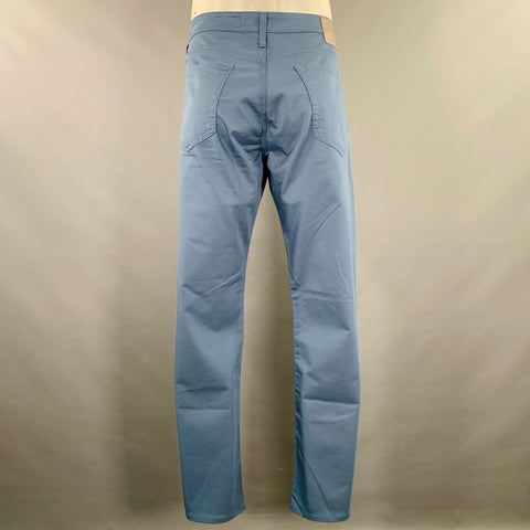ADRIANO GOLDSCHMIED Size 36 Everett Blue Cotton Blend Jean Cut Casual Pants