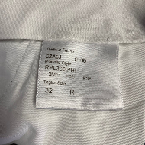 BRIONI Size 32 Heather Blue Grey Virgin Wool Flat Front Dress Pants