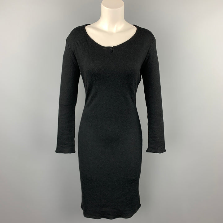 MAISON MARTIN MARGIELA Size S Black Viscose / Wool Sweater Dress