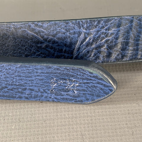 SCOTCH AND SODA Size 38 Blue Leather Belt