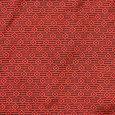 VINTAGE Rouge Noir Carrés Pochette