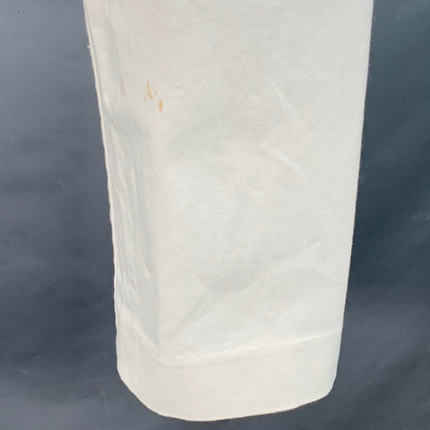 BONOBOS Size 32 White Cotton Blend Straight Zip Fly Casual Pants