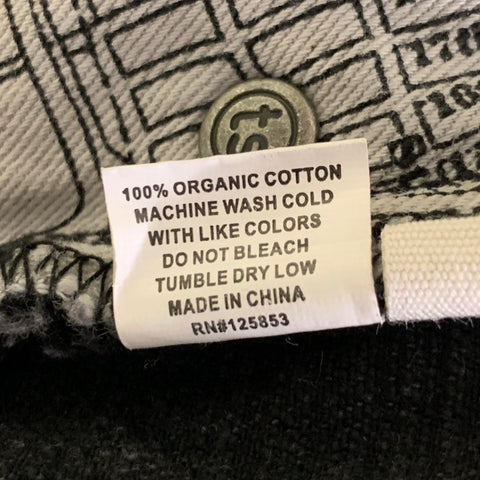 TAYLOR STITCH Size 31 Black Wash Cotton Straight Jeans