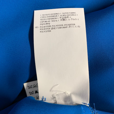 VERSACE COLLECTION Size 6 Blue Polyester Wing Sleeve Blouse