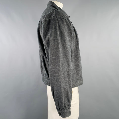 NEEDLES Size L Indigo Heather Cotton Patch Pocket Jacket