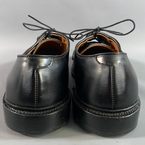 ALLEN EDMONDS Size 7.5 Black Leather Lace Up Shoes