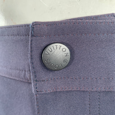 LOUIS VUITTON SS19 Size 34 Navy Blue Polyester Utility Casual Pants
