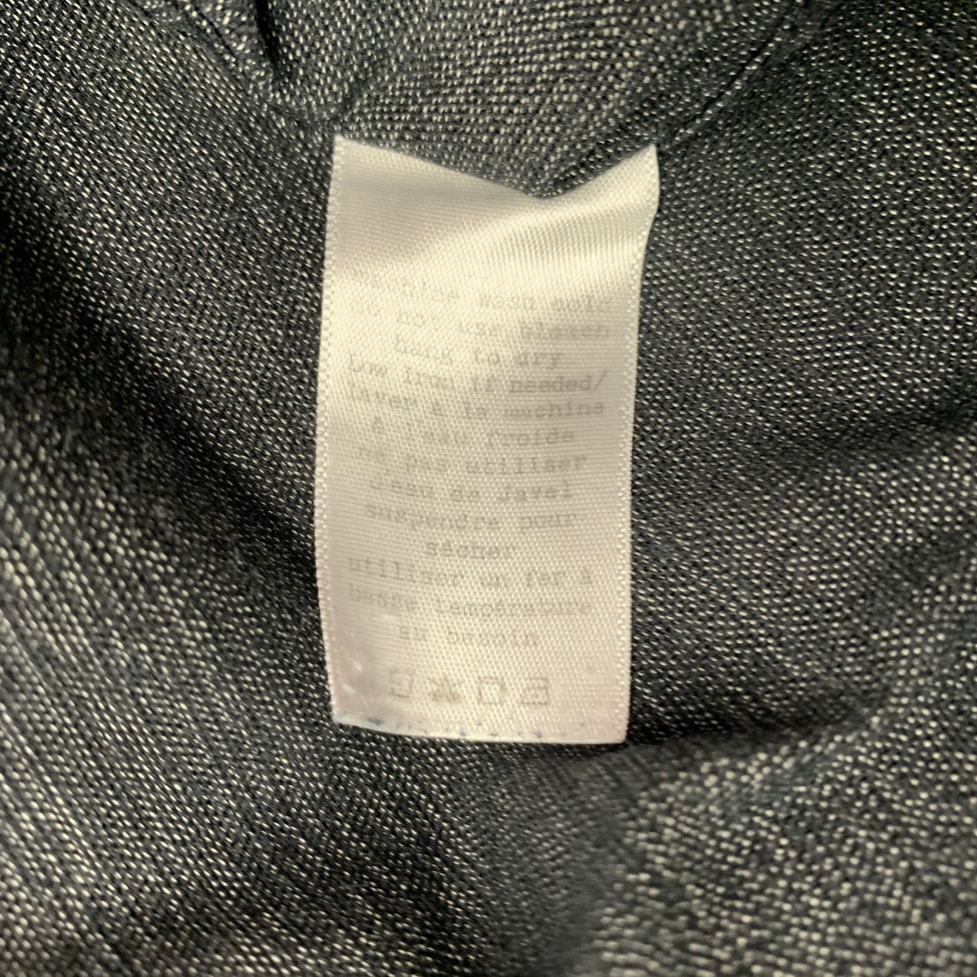 RAG & BONE Size M Grey Charcoal Heather Cotton One Pocket Long Sleeve Shirt