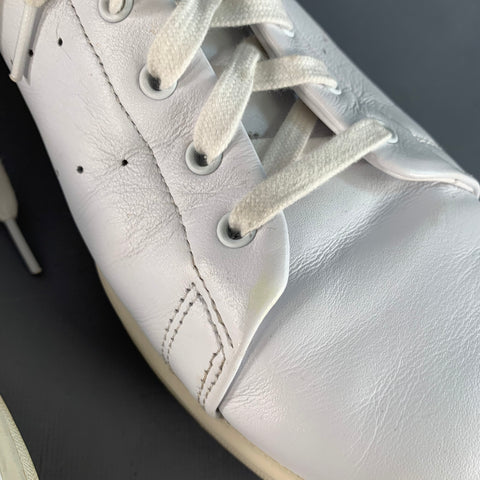 ADIDAS x STAN SMITH Size 13 White Leather Low Top Lace-Up Sneakers