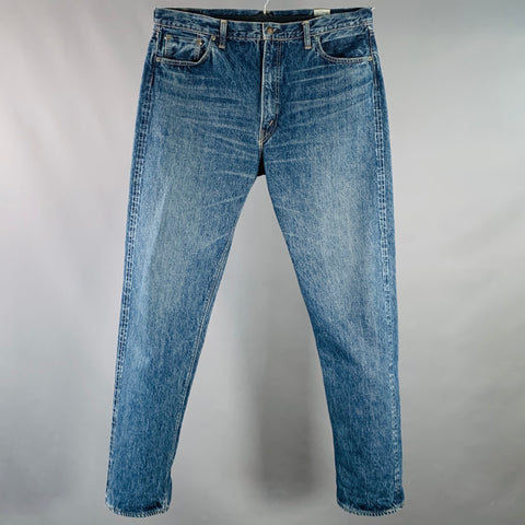 Jeans ORSLOW taille XL 107 en denim selvedge indigo coupe droite ajustée