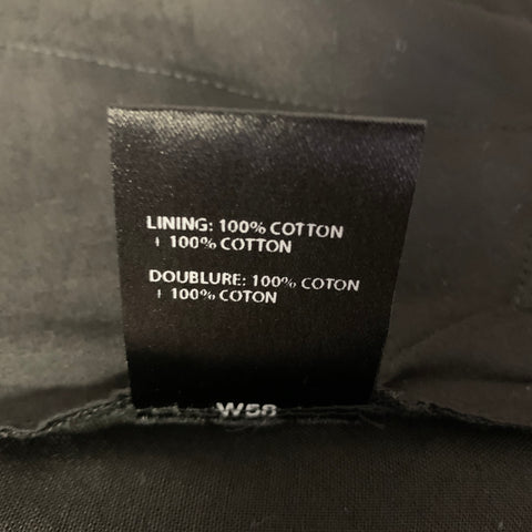 HAIDER ACKERMANN Size 31 Black Wool Polyamide Dress Pants