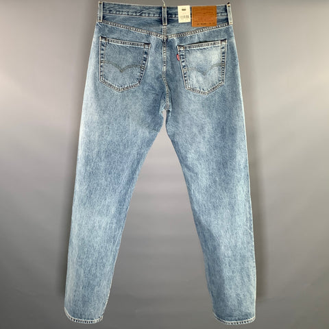LEVI'S Size 34 Blue Cotton Relaxed Jeans