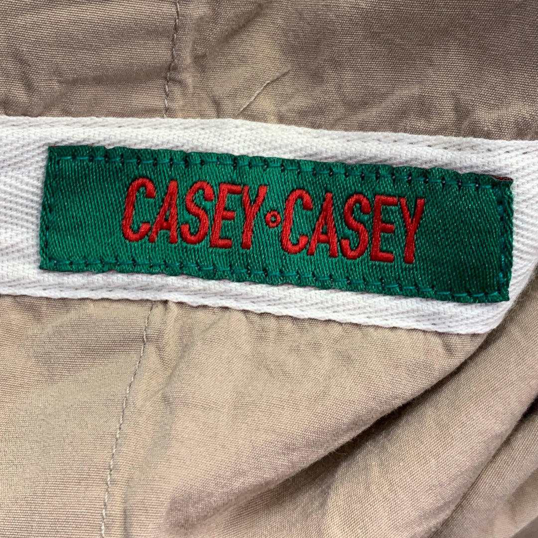 CASEY CASEY One Size Denmark Beige Cotton Drawstring Casual Pants