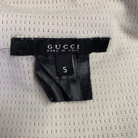 GUCCI Size S Brown Taupe Zip Fly Swim Trunks