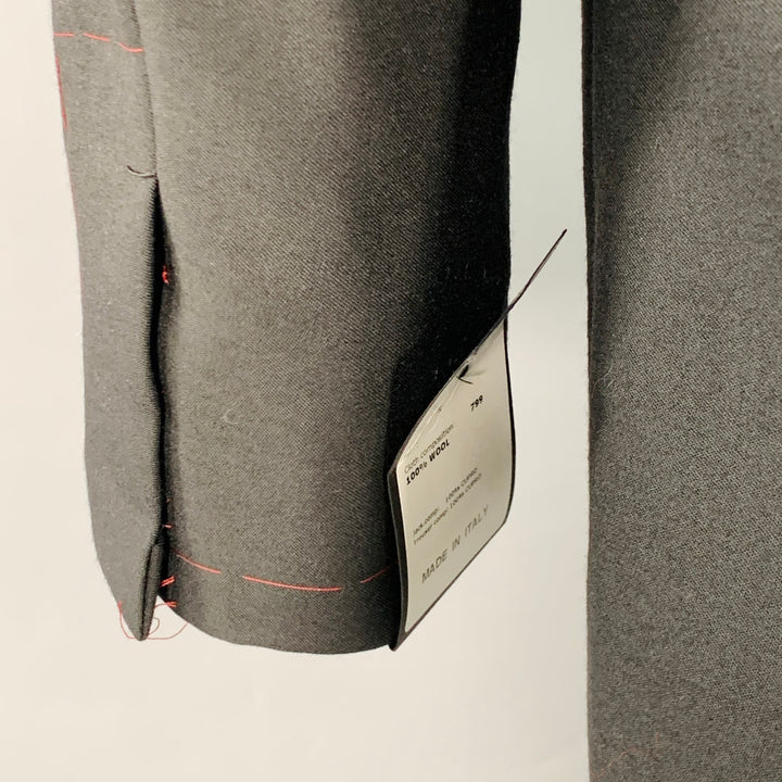 THE ARMOURY Size 42 Black Wool Shawl Collar Single Button Sport Coat