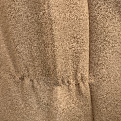 THE ROW Size 2 Camel Silk Crepe Pleated Long Skirt
